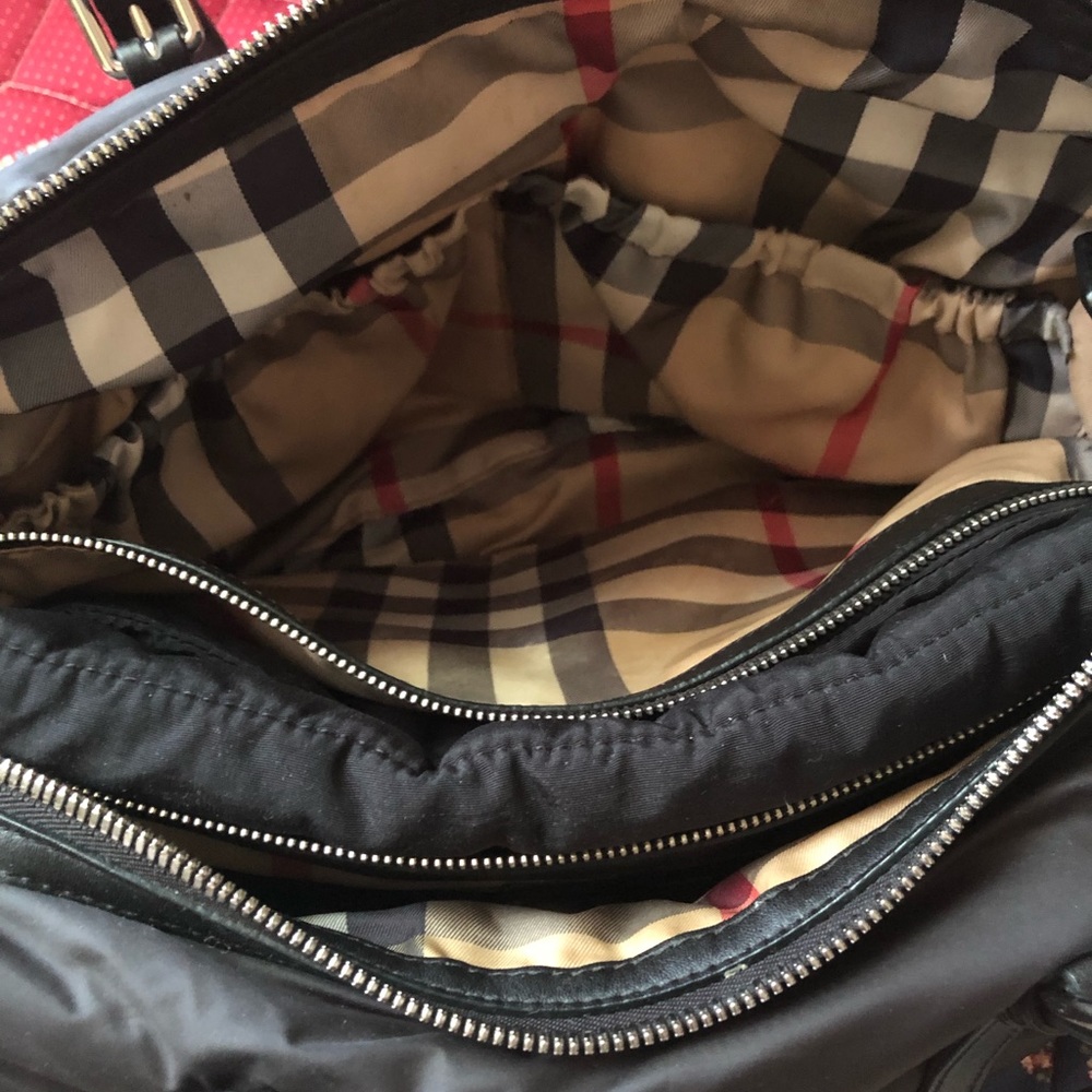 Burberry diaper bag